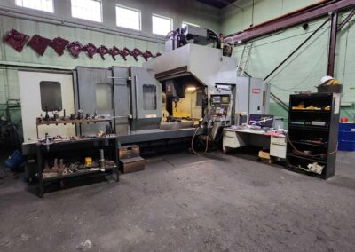 2008 toyoda sb316 220 x 63 cnc vertical machining center bridge mill
