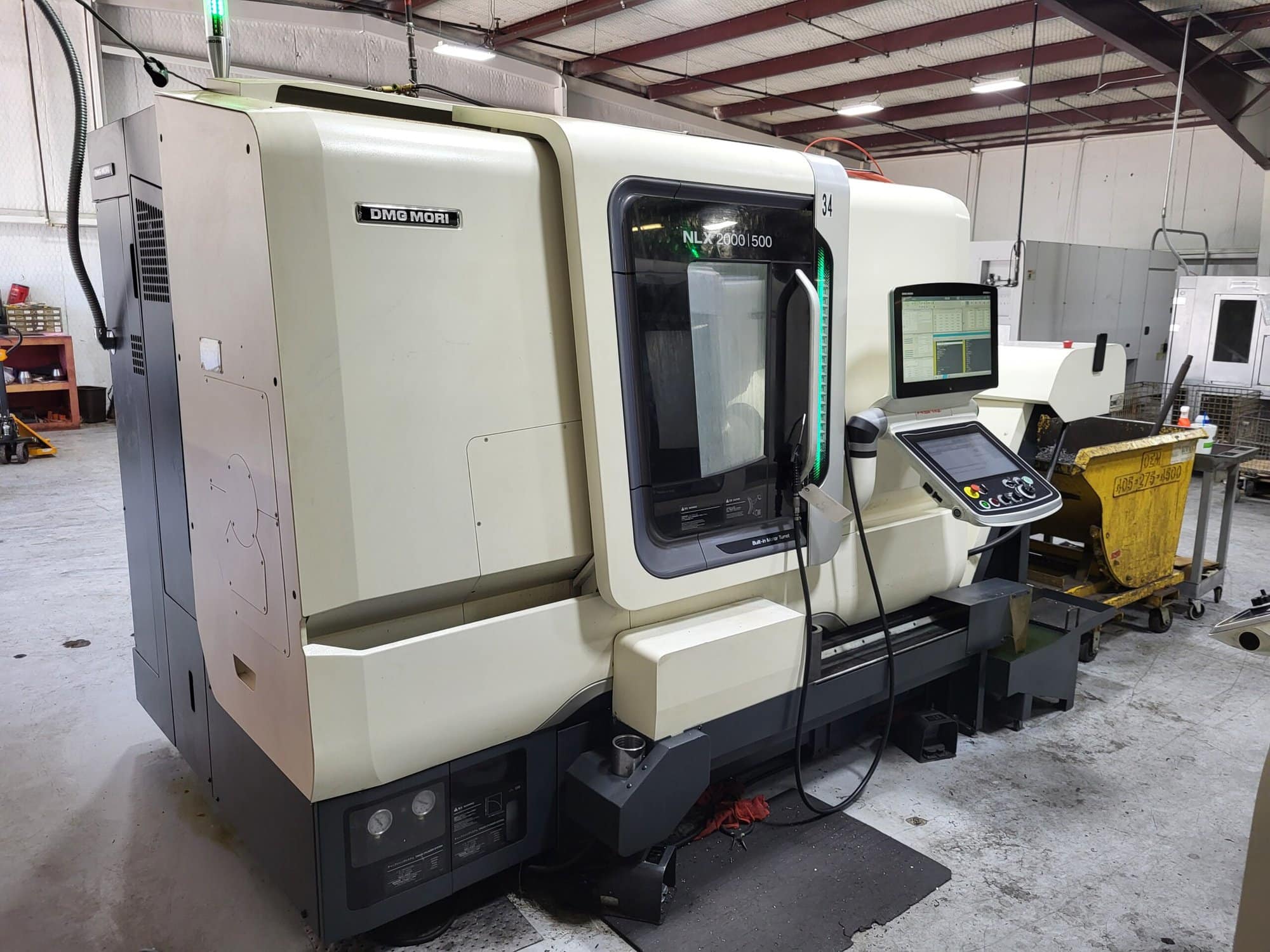 DMG MORI NLX 2000 SY/500 CNC TURNING CENTER, 2018 - Sub-Spindle, Live Tooling, Y-Axis - Image 3