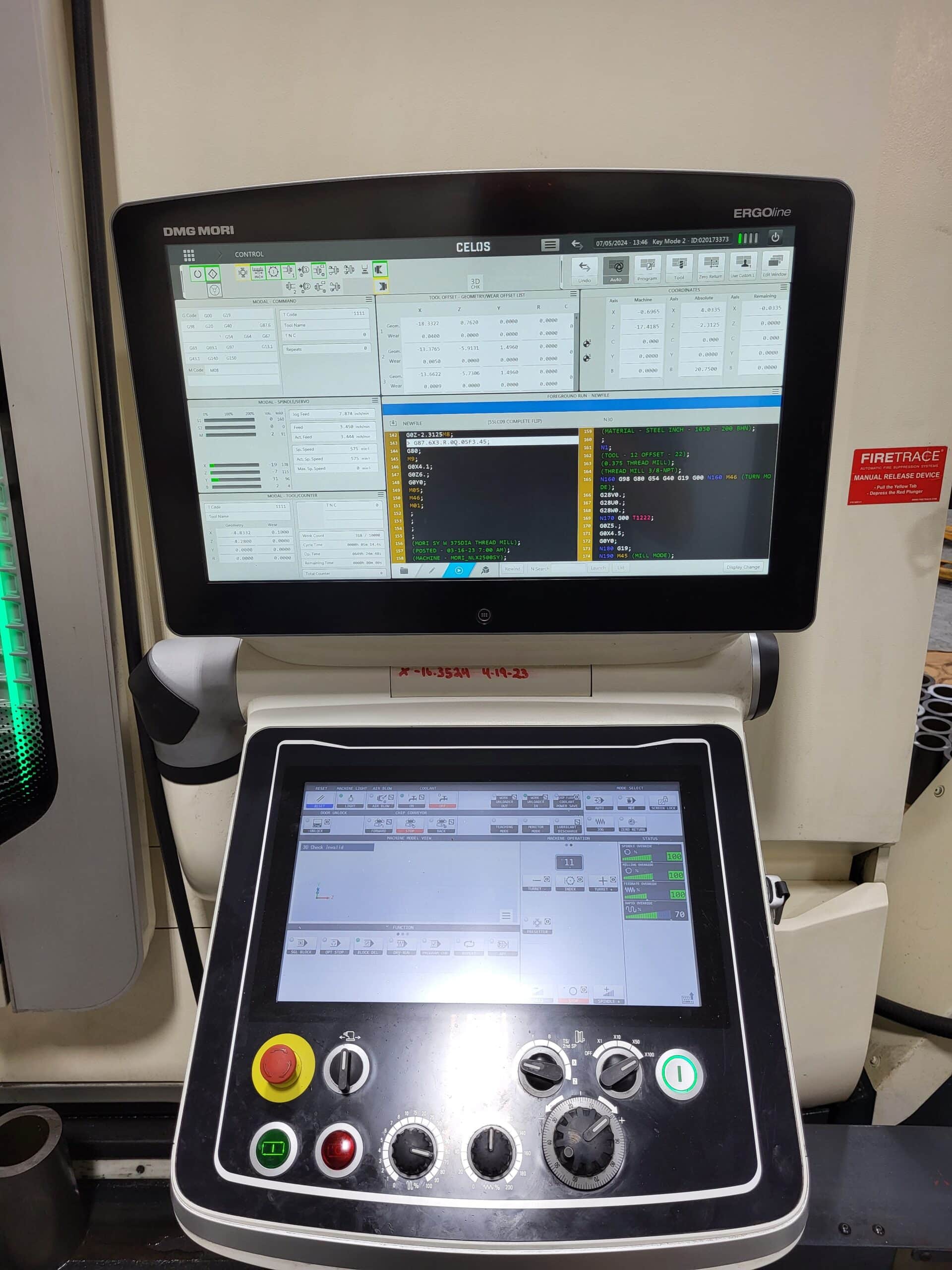 DMG MORI NLX 2000 SY/500 CNC TURNING CENTER, 2018 - Sub-Spindle, Live Tooling, Y-Axis - Image 9