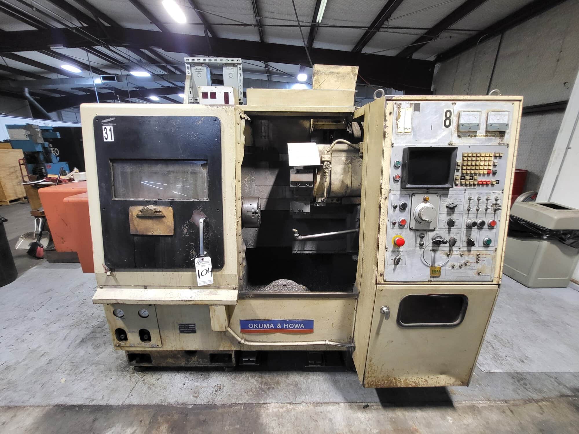 Okuma NC-4PS CNC Lathe, 1981 - Fanuc Control, 12 Position Turret - Image 2