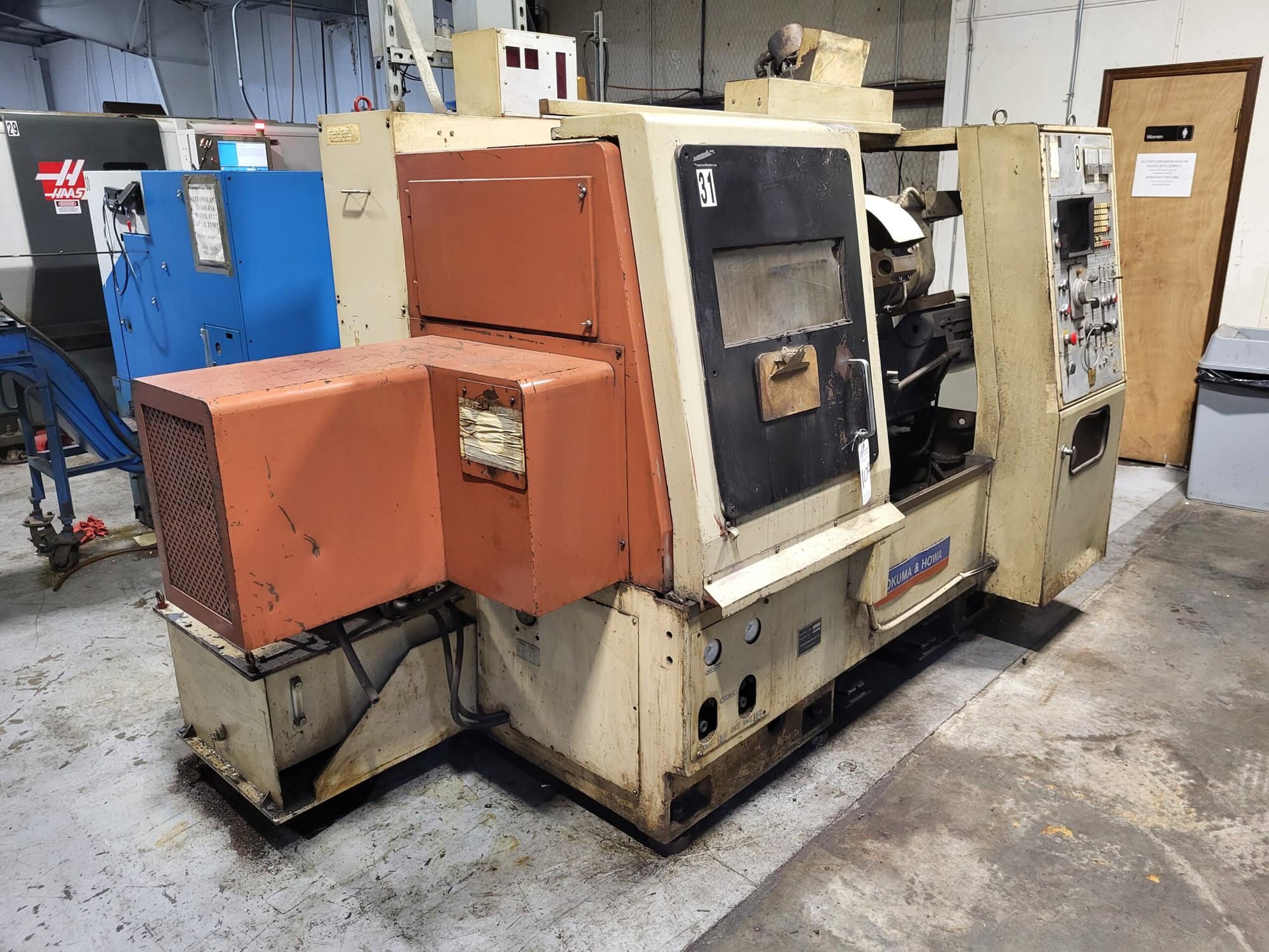 Okuma NC-4PS CNC Lathe, 1981 - Fanuc Control, 12 Position Turret - Image 3