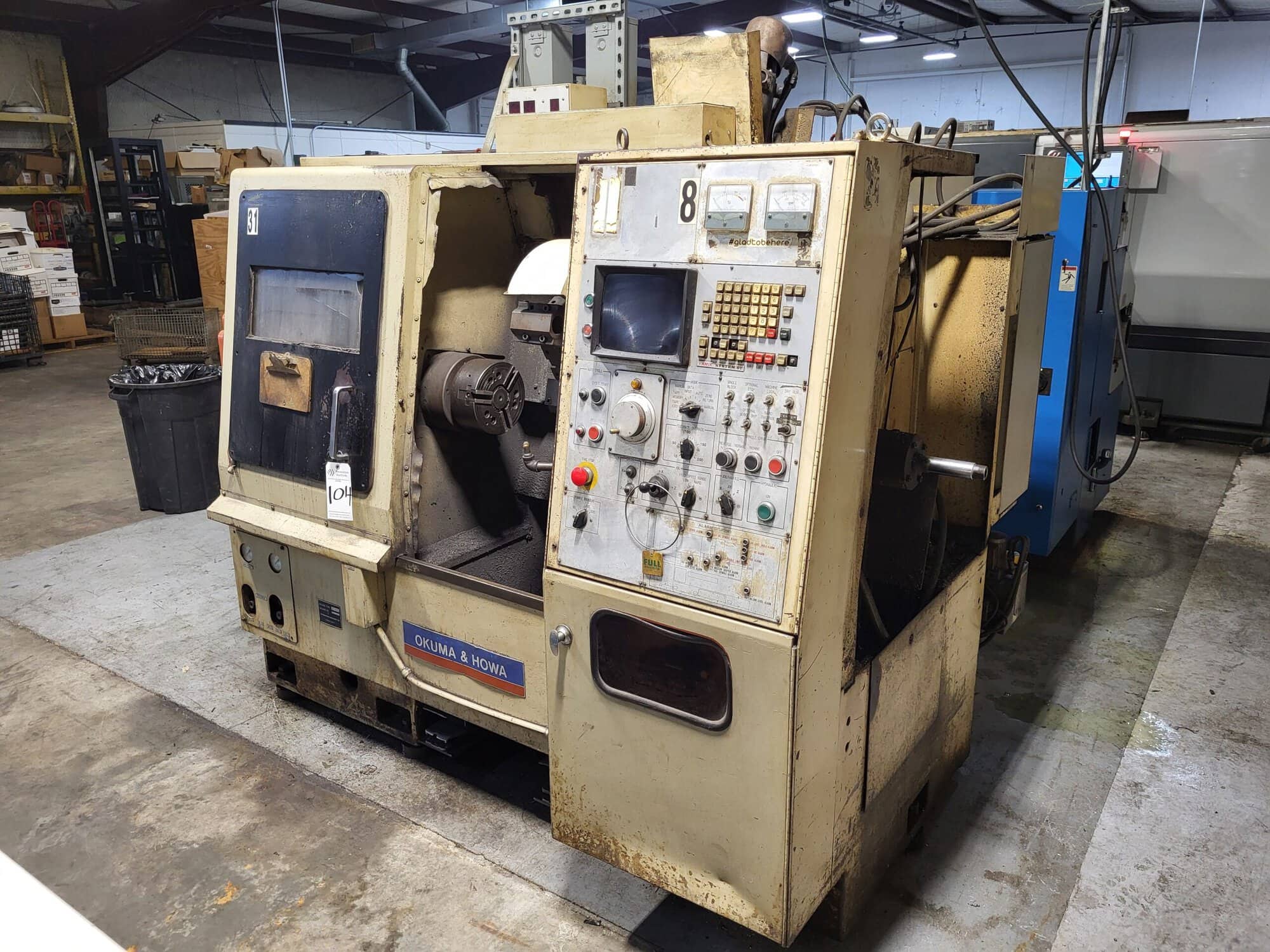 Okuma NC-4PS CNC Lathe, 1981 - Fanuc Control, 12 Position Turret - Image 4