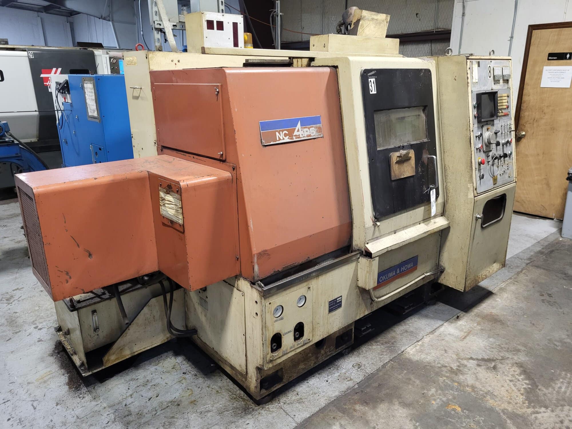 Okuma NC-4PS CNC Lathe, 1981 - Fanuc Control, 12 Position Turret - Image 5