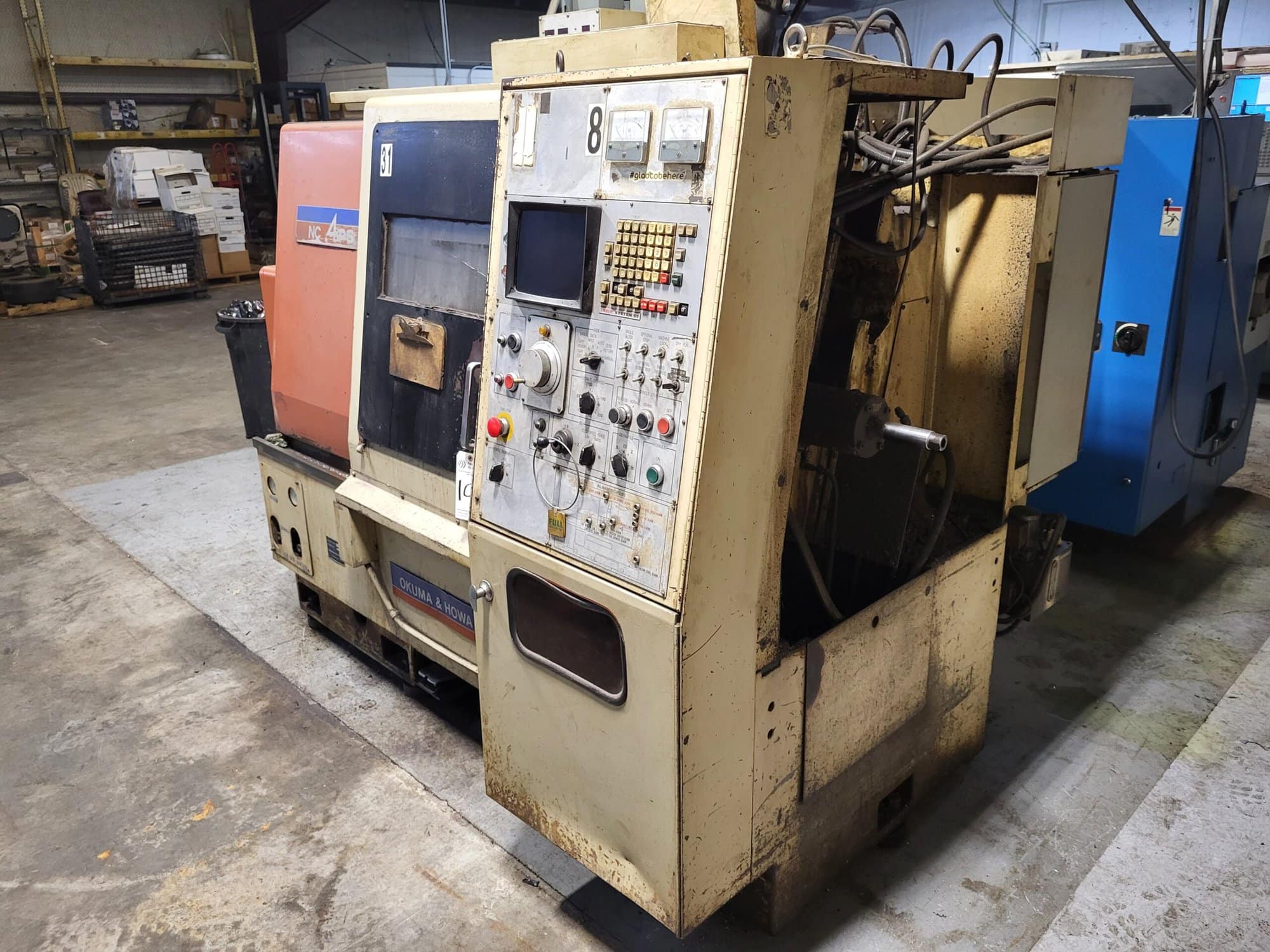 Okuma NC-4PS CNC Lathe, 1981 - Fanuc Control, 12 Position Turret - Image 6