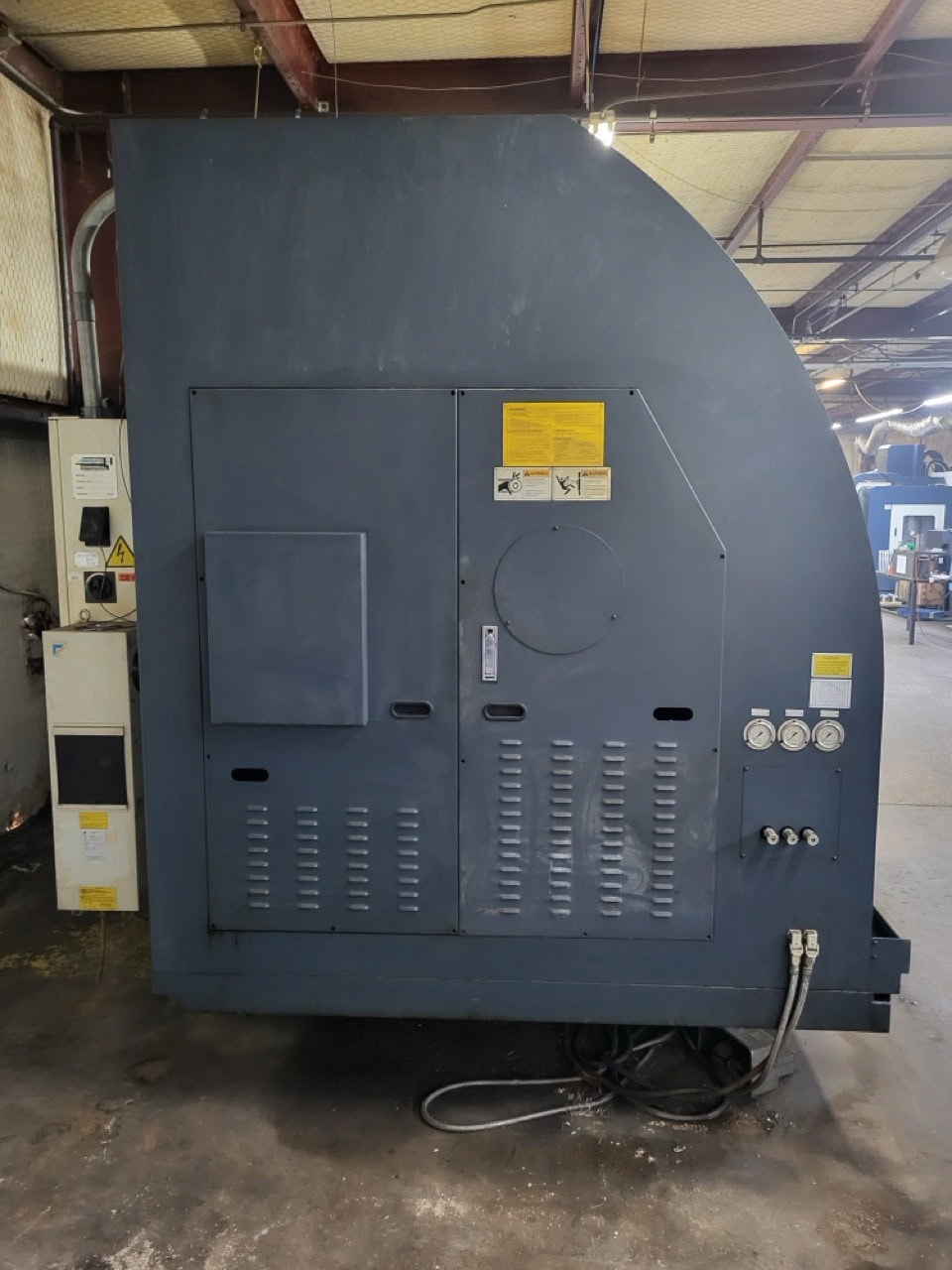 JOHNFORD HT-60-2D CNC Lathe, 2004 - Twin Turret, Chip Conveyor, Programable Tailstock, 24" Chuck - Image 7