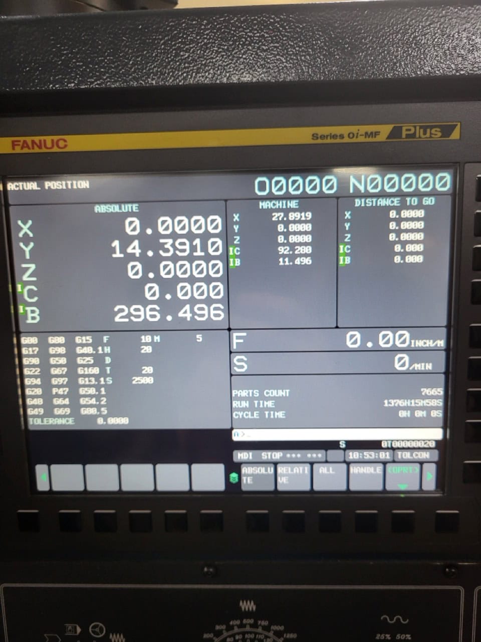 JOHNFORD SV-40 VMC, 2020 - With 4th/5th axis, Chip Conveyor - Image 31