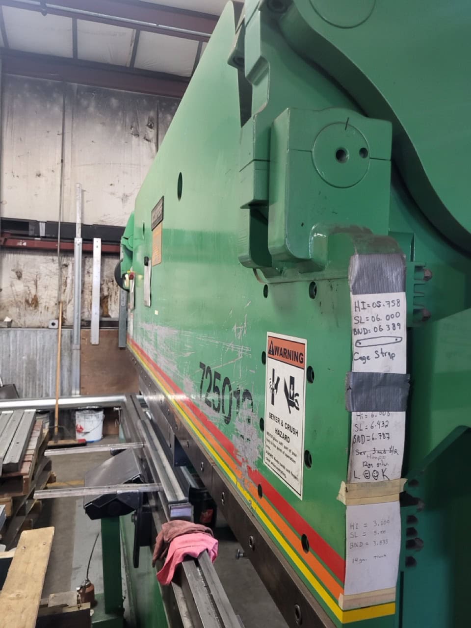 250 ton x 12' Accurpress 725012, 1999 - Image 12