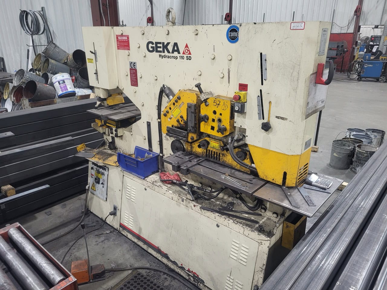 110 Ton Geka HYD 110 Ironworker, 2014