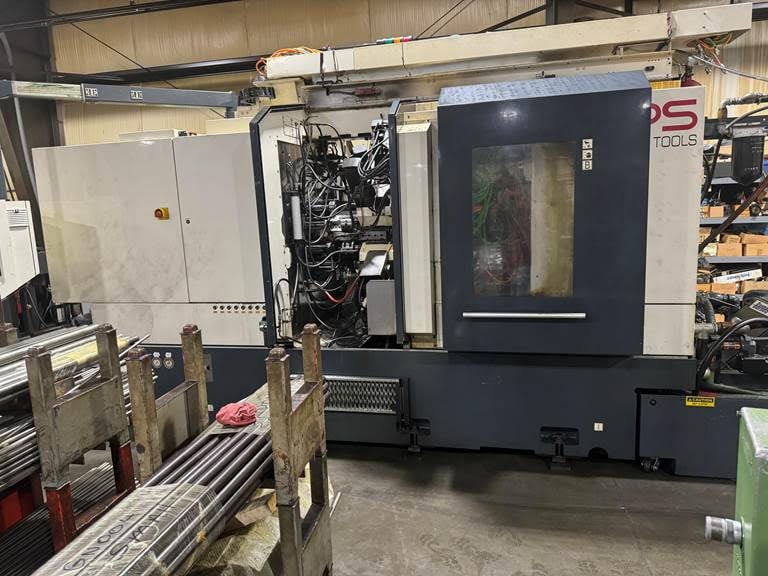 ZPS Mori-Say 8/42 42-mm 8-Spindle CNC Screw Machine, 2015 - Y-Axis Stations, 3 Live Tools, Motorized Bar Feeder, Jorgenson Chip Conveyor - Image 3