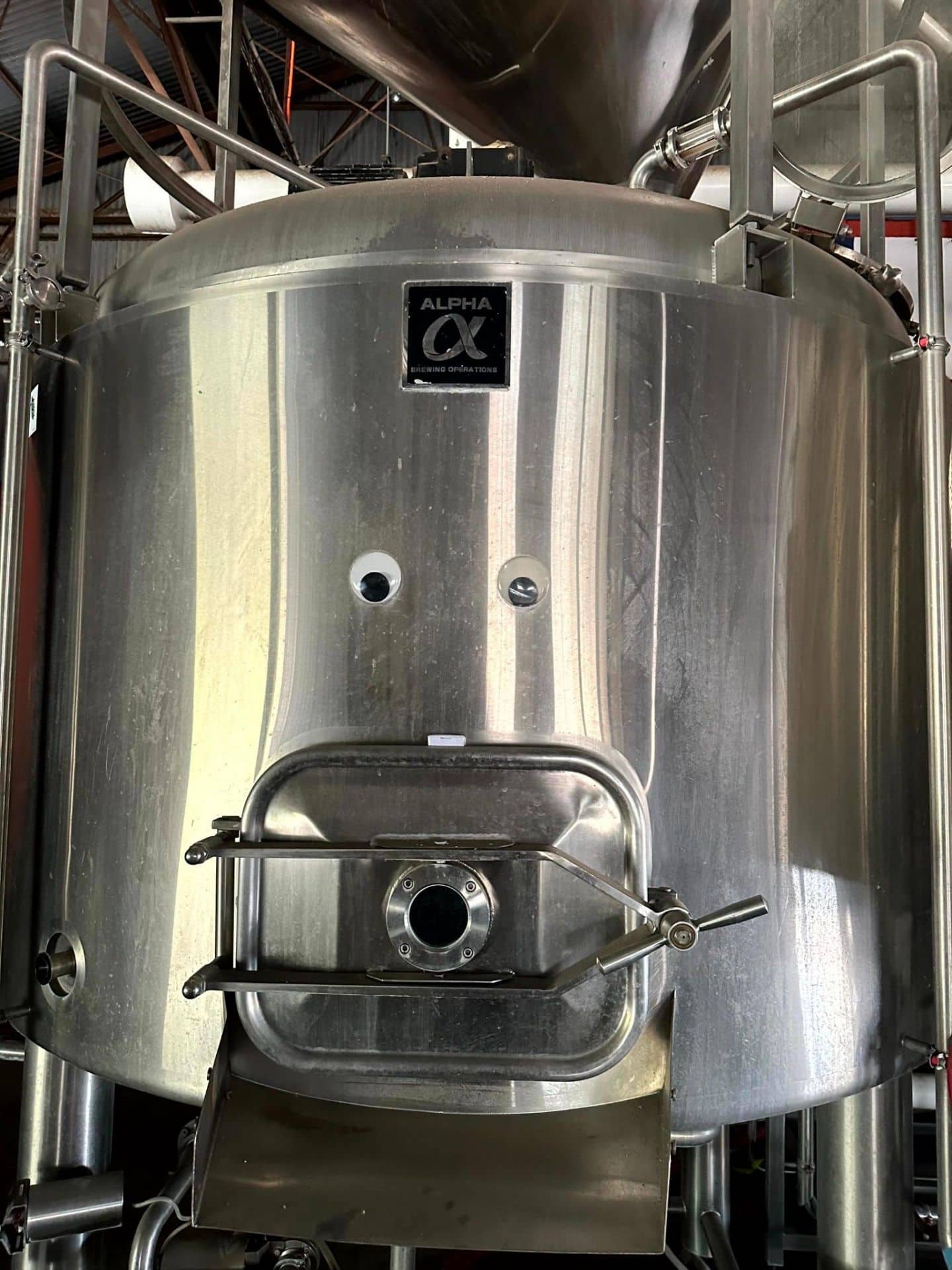 Alpha Brewing Operations 30 Barrel 2 Vessel Brew System, Grist Case and Oversized Heat Exchanger, 2015 - Image 7