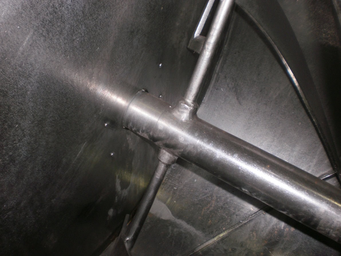 35 Cubic foot Stainless Steel Double Ribbon Blender- 3/8" thick Ribbons, 260 gallon Tank - Image 7