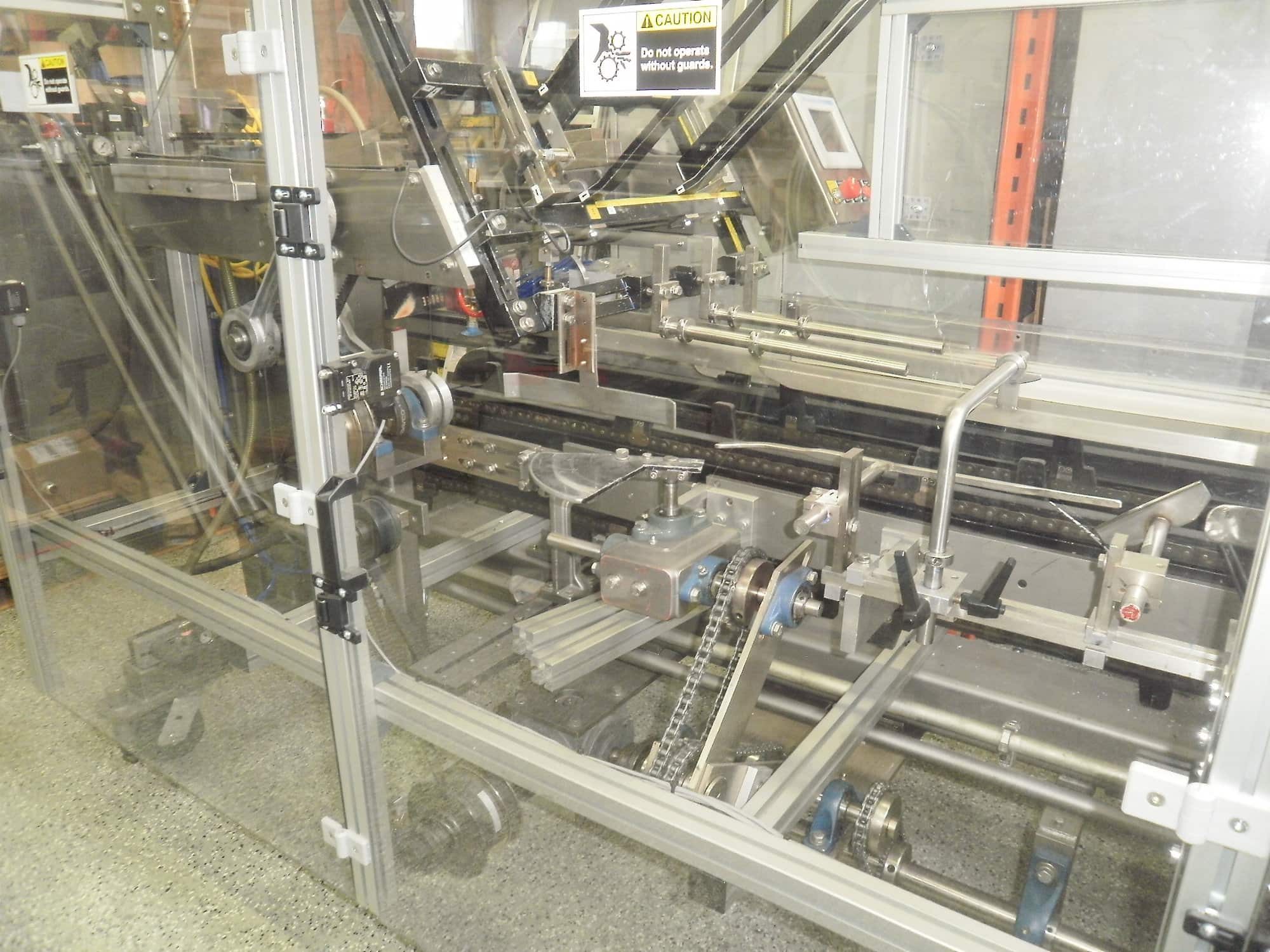 Langen B1-MG Semi-Automatic Pizza Cartoner, 2023 - Rebuilt controls, Nordson Vista 3400 Glue System with Guns - Image 5