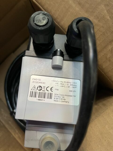 20 HP Atlas Copco G15L FF Air Compressor w/ integrated dryer, 2021 - NEVER USED - Image 5