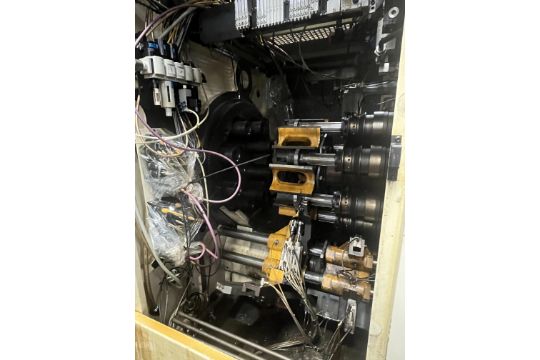 ZPS Mori-Say 8/42 42-mm 8-Spindle CNC Screw Machine, 2015 - Y-Axis Stations, 3 Live Tools, Motorized Bar Feeder, Jorgenson Chip Conveyor - Image 8