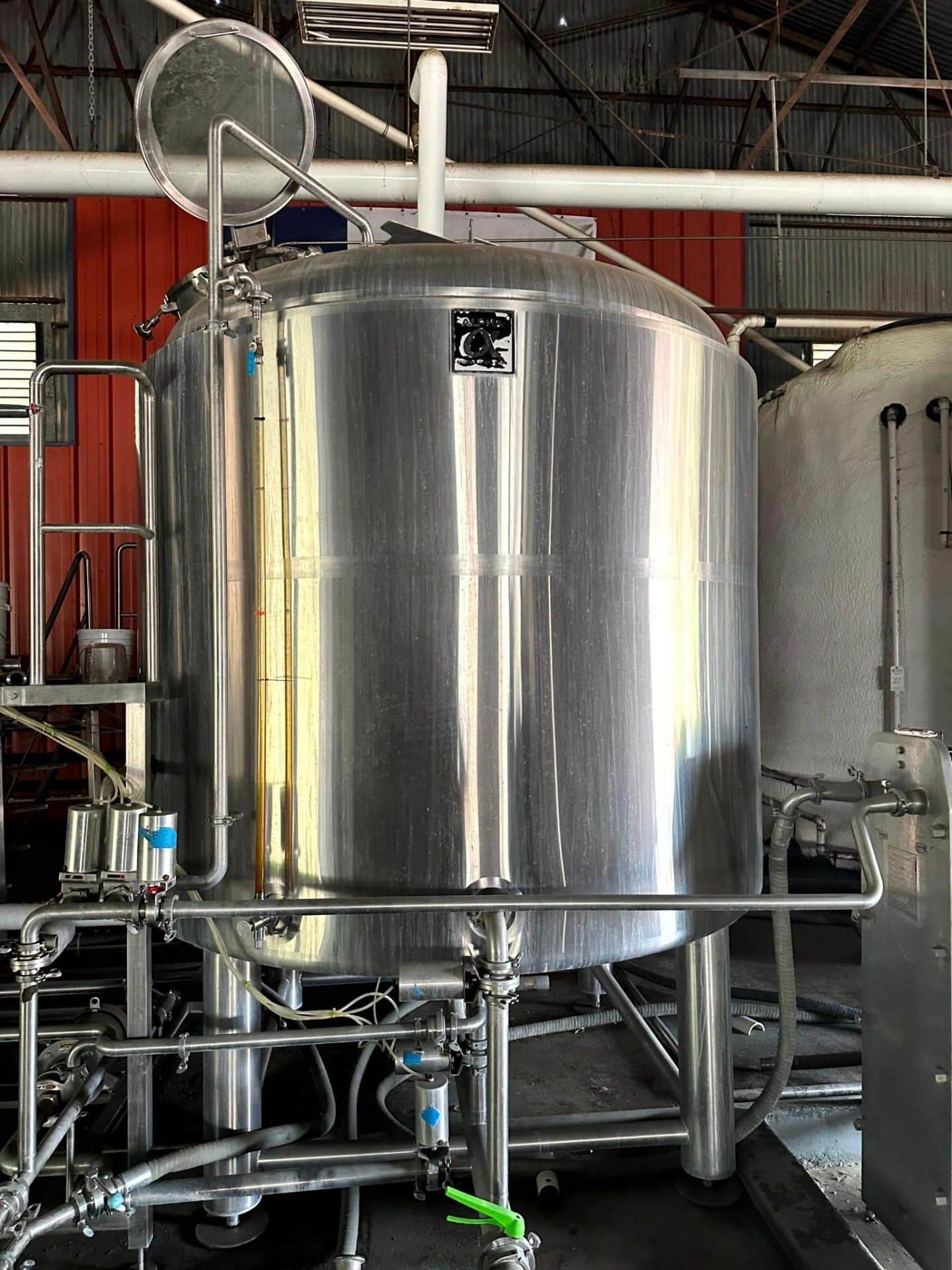 Alpha Brewing Operations 30 Barrel 2 Vessel Brew System, Grist Case and Oversized Heat Exchanger, 2015 - Image 8