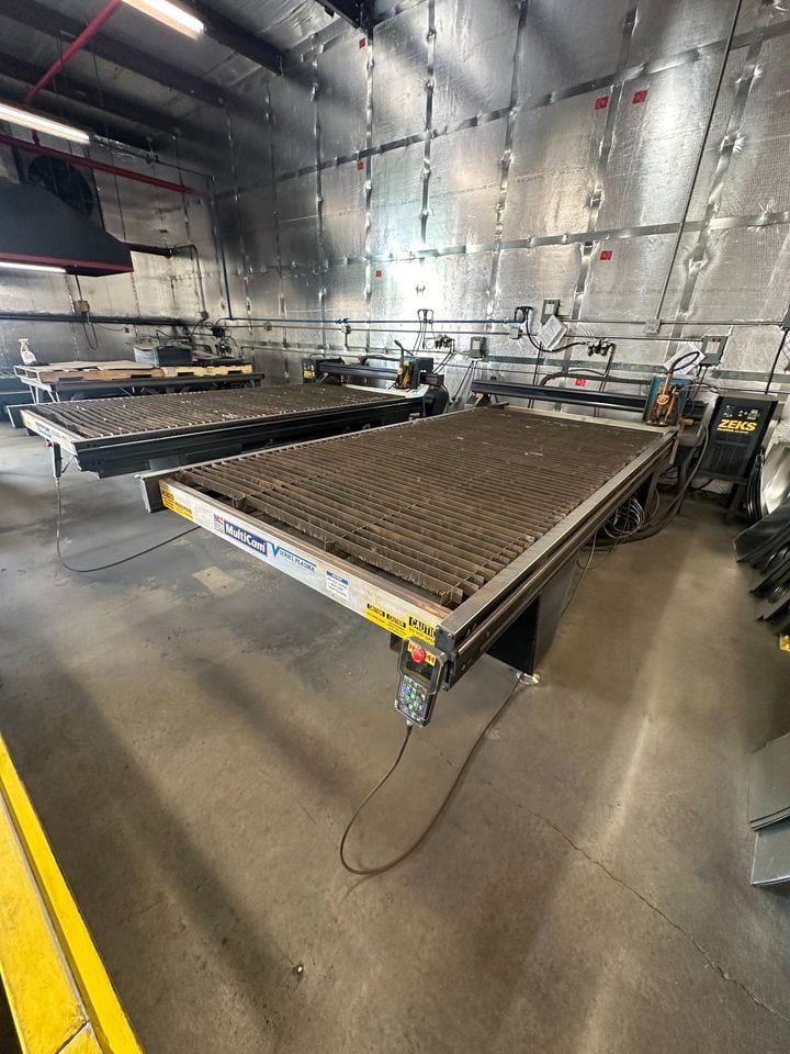 5' x 10' Multicam V-series CNC Plasma Table, 2016 - Hypertherm Max 65
