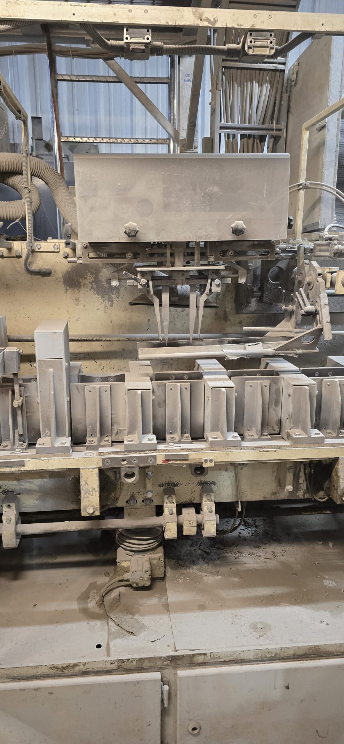 Fawema 10 Pound Cement Paper Bag Packaging Line, 1997 with Mollers PFS Palletizer, 2006 - Can be Inspected Under Power - Image 5