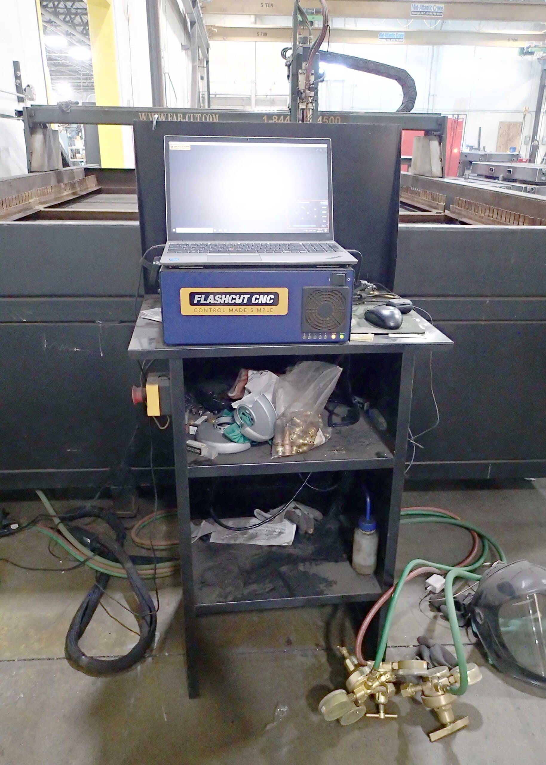 8' x 12' Fab-Cut Pro 8 HD Oxyfuel Cutter, 2023 - Hi Definition, FlashCut Software, Water Table, Warranty - Image 4