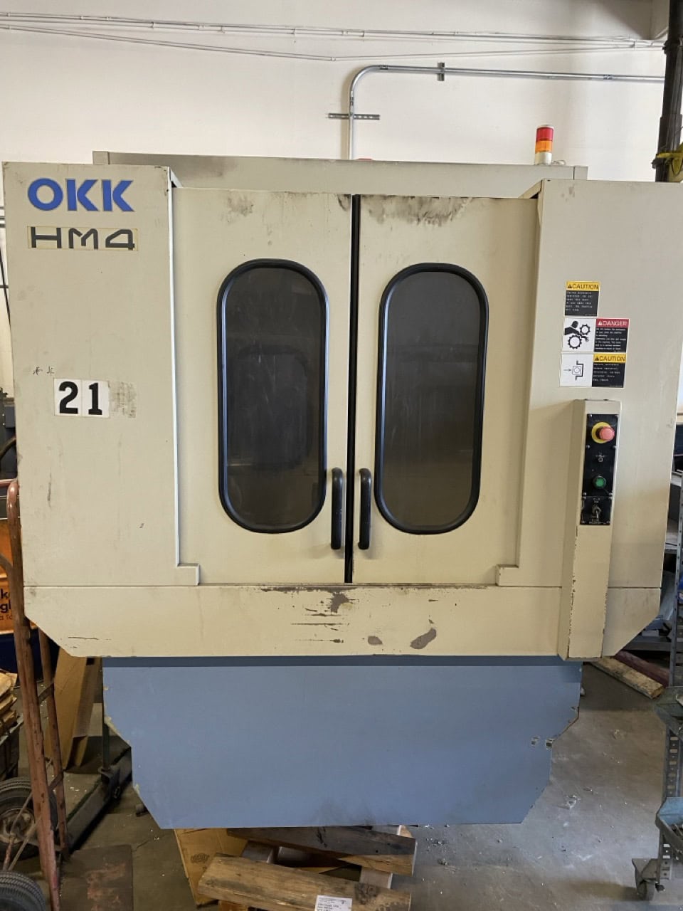 OKK HM4 400MM HMC, 2000 - Coolant Through Spindle, Fanuc Control
