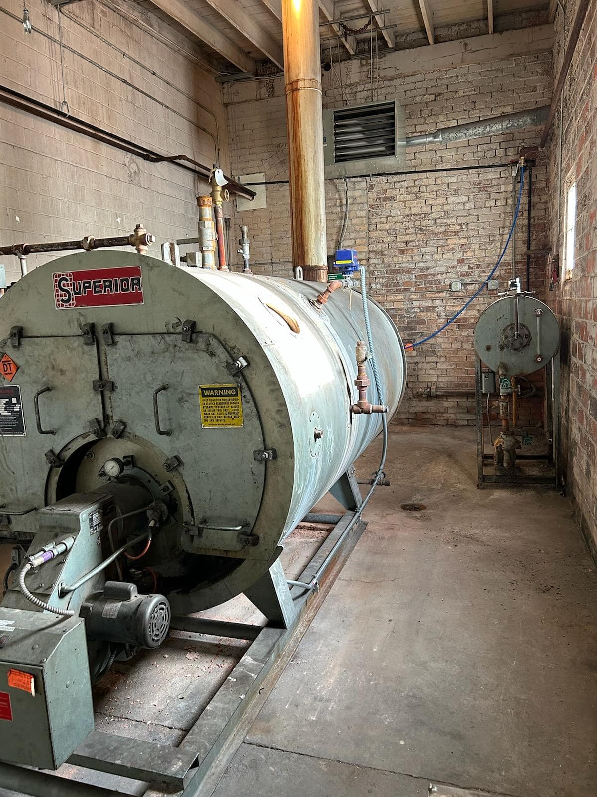 40 HP Superior Mohawk Natural Gas Boiler, 1985 - Image 2