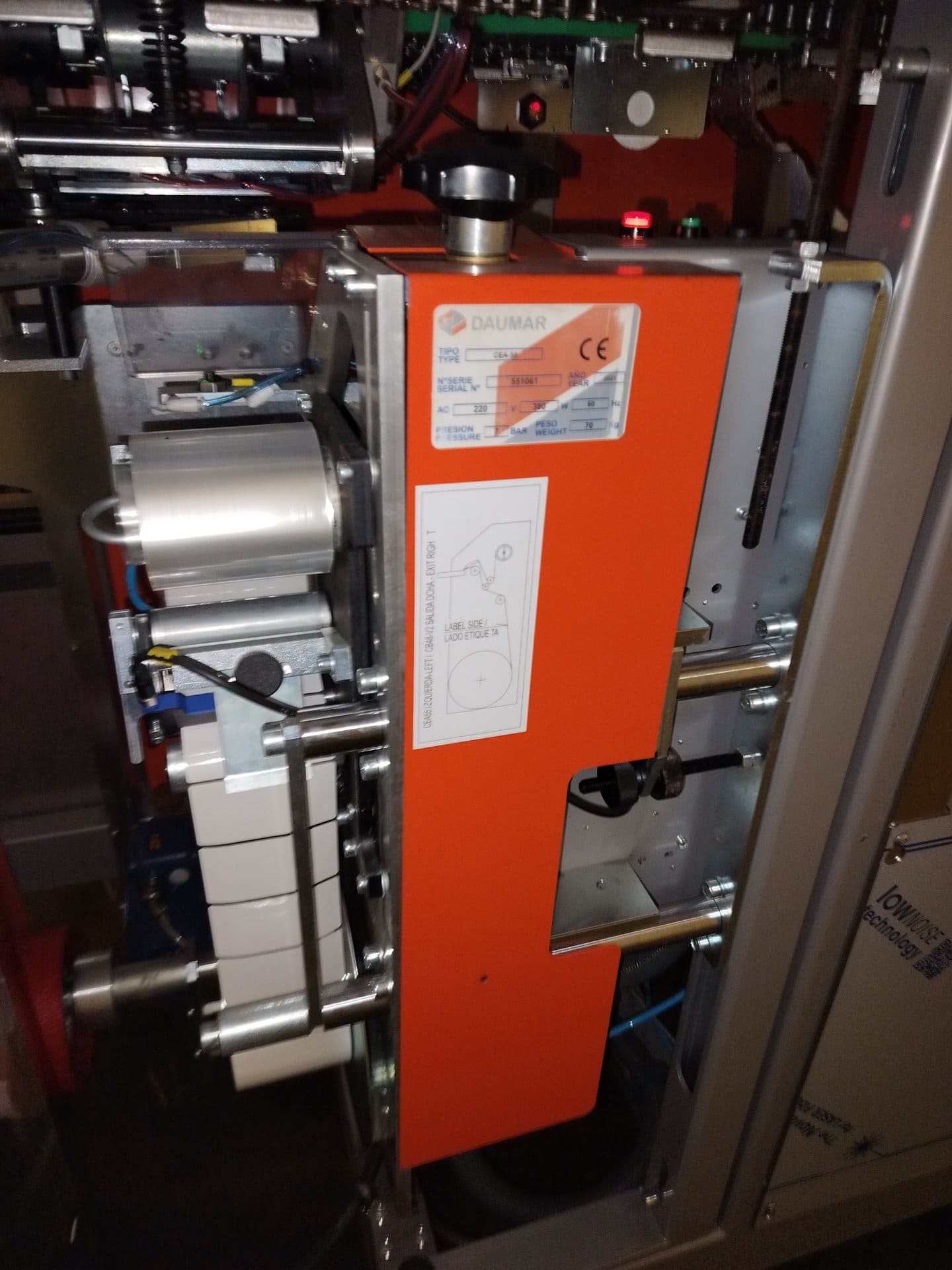 Daumar CB-148-RH D-Pack Bagging Machine, 2021 - NewTec 4014XB1 Weighing Machine Included, Like New. - Image 10