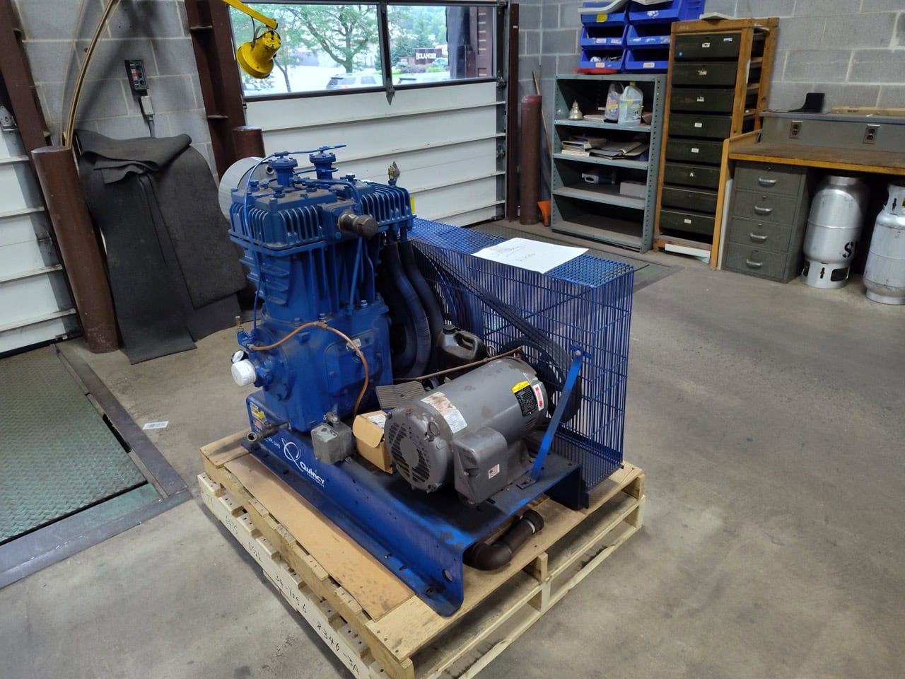 Quincy QR-390 Piston Air Compressor, 2014