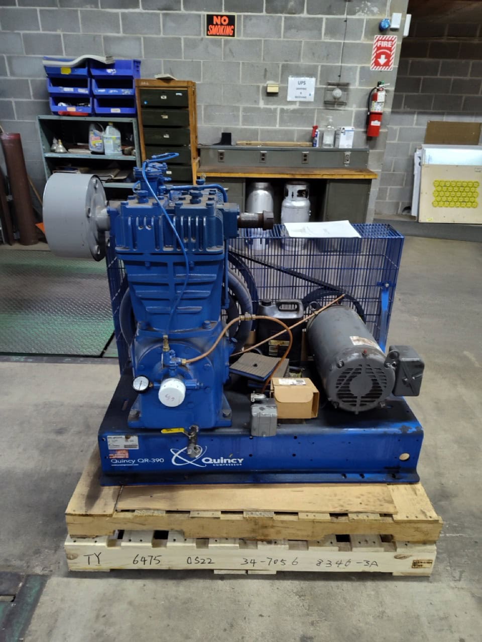 Quincy QR-390 Piston Air Compressor, 2014 - Image 3
