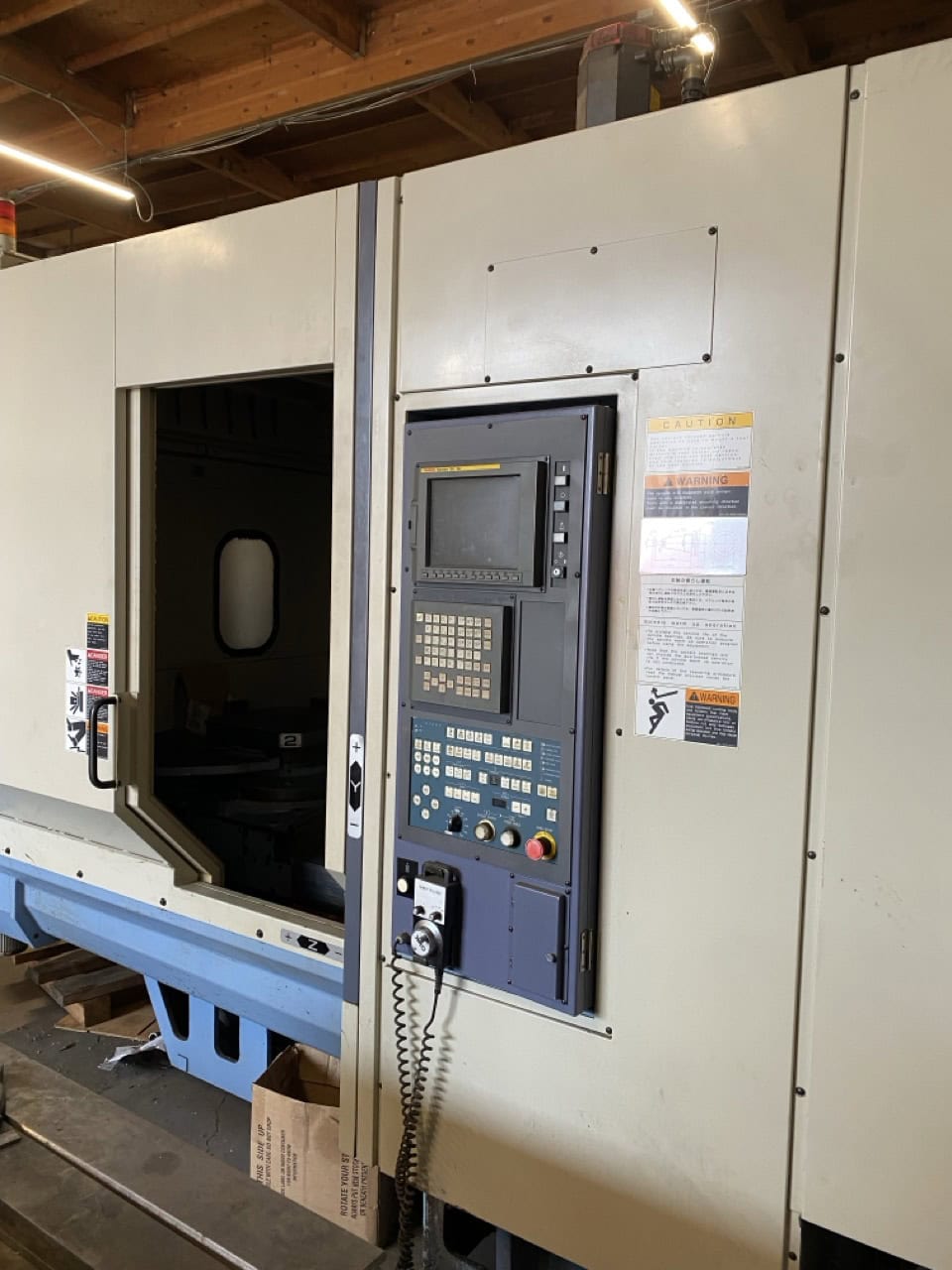 OKK HM4 400MM HMC, 2000 - Coolant Through Spindle, Fanuc Control - Image 2