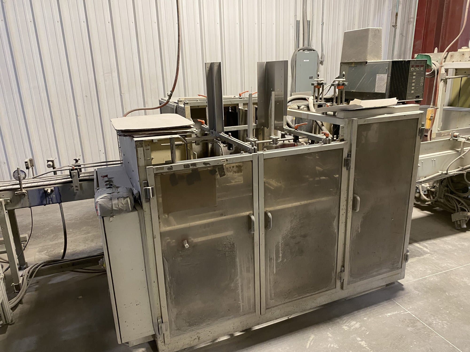 Fawema 10 Pound Cement Paper Bag Packaging Line, 1997 with Mollers PFS Palletizer, 2006 - Can be Inspected Under Power - Image 8