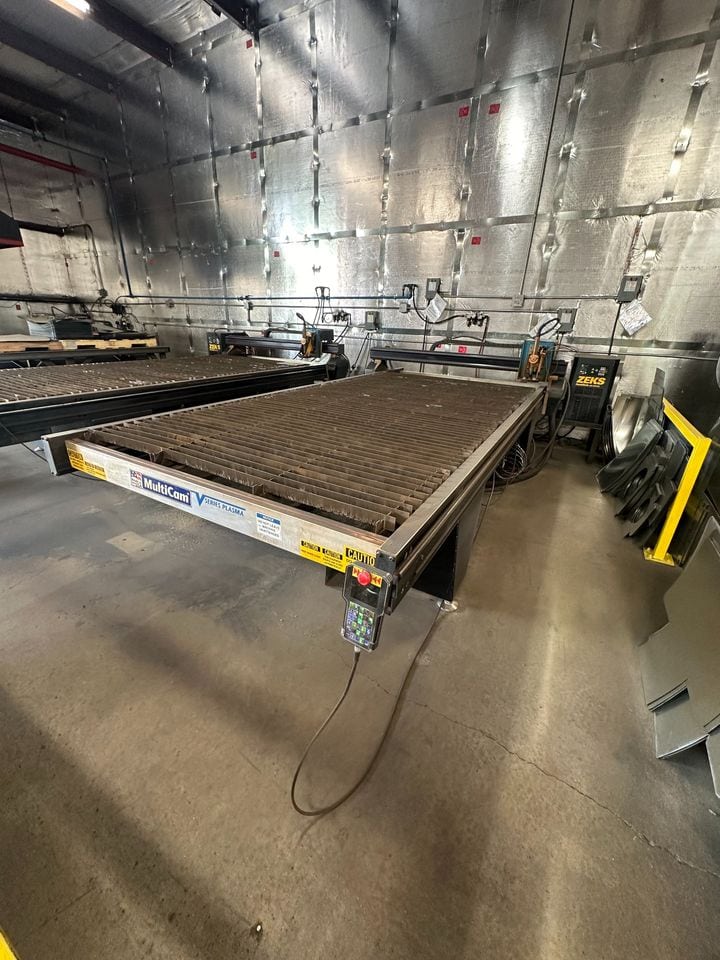 5' x 10' Multicam V-series CNC Plasma Table, 2016 - Hypertherm Max 65