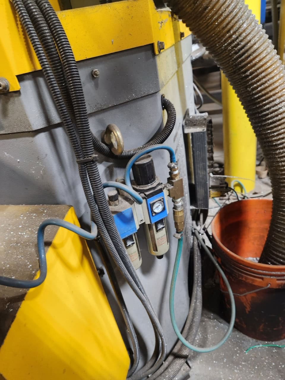 Pat Mooney PMI-20 Auto Miter Upcut Saw, 2013 -TigerStop TS24 Automatic Pusher & Stop Gauge - Image 3