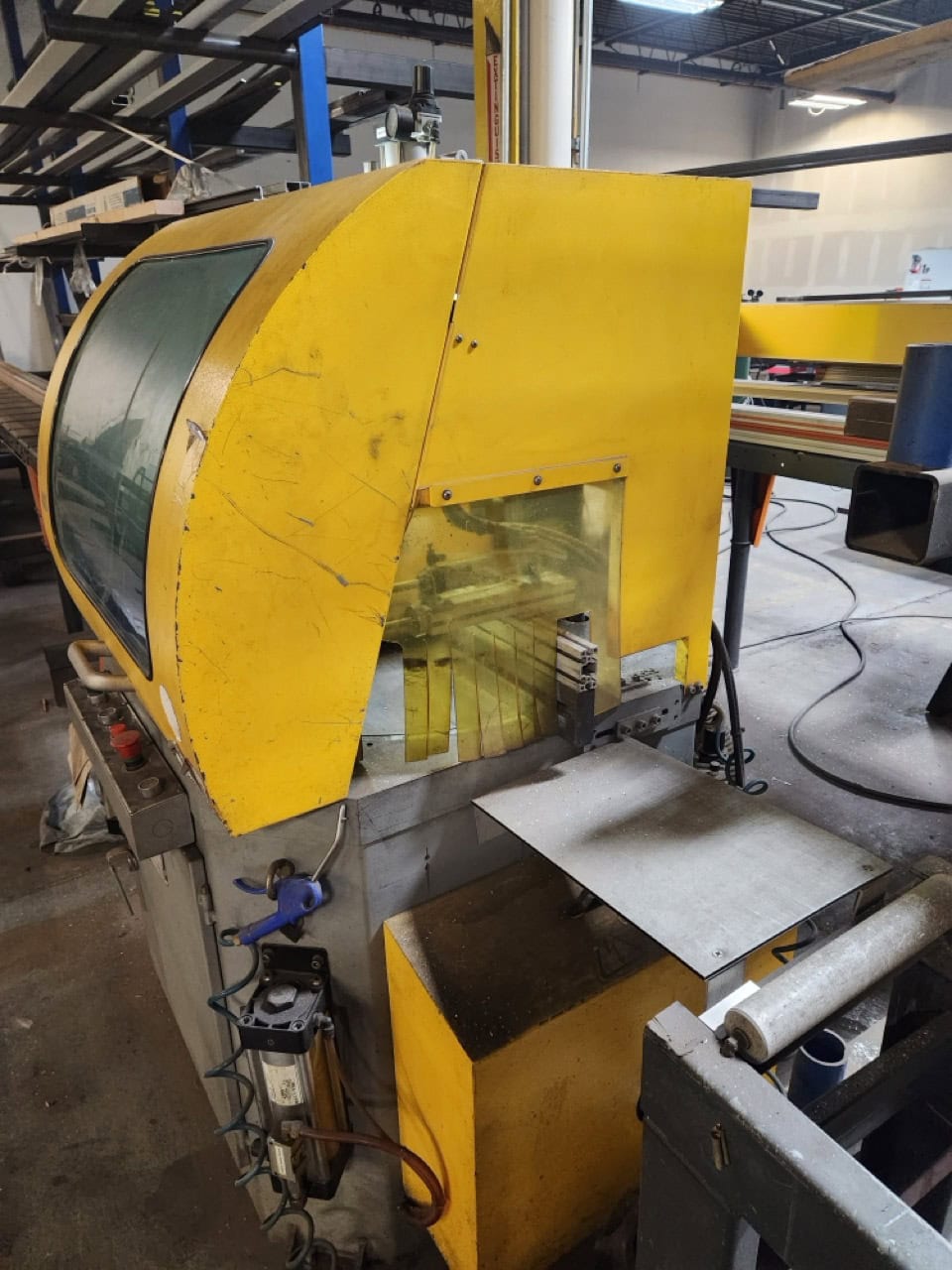 Pat Mooney PMI-20 Auto Miter Upcut Saw, 2013 -TigerStop TS24 Automatic Pusher & Stop Gauge - Image 4