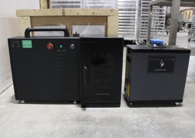 fiber laser marking machine bt-f20 with fume extractor