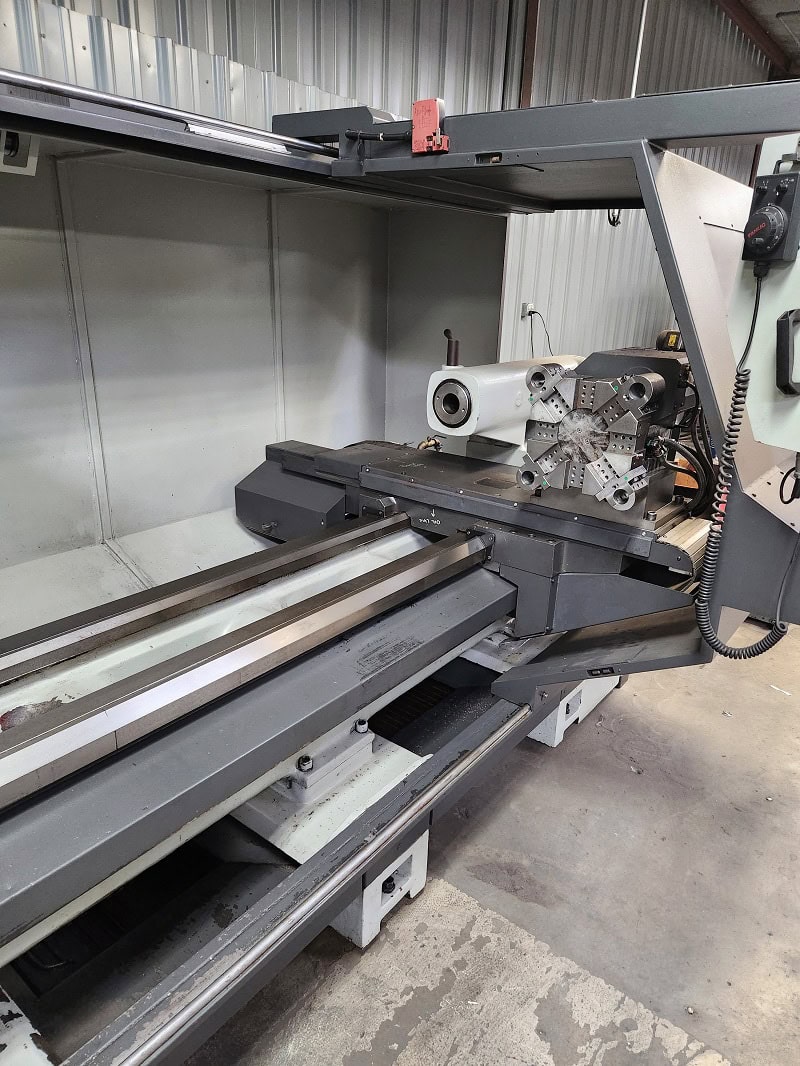 Ganesh GT-3080 BB CNC Lathe, 2015 - 10" Big Bore, Fanuc Oi-TD Control, Chip Conveyor, Programmable Tailstock - Image 3