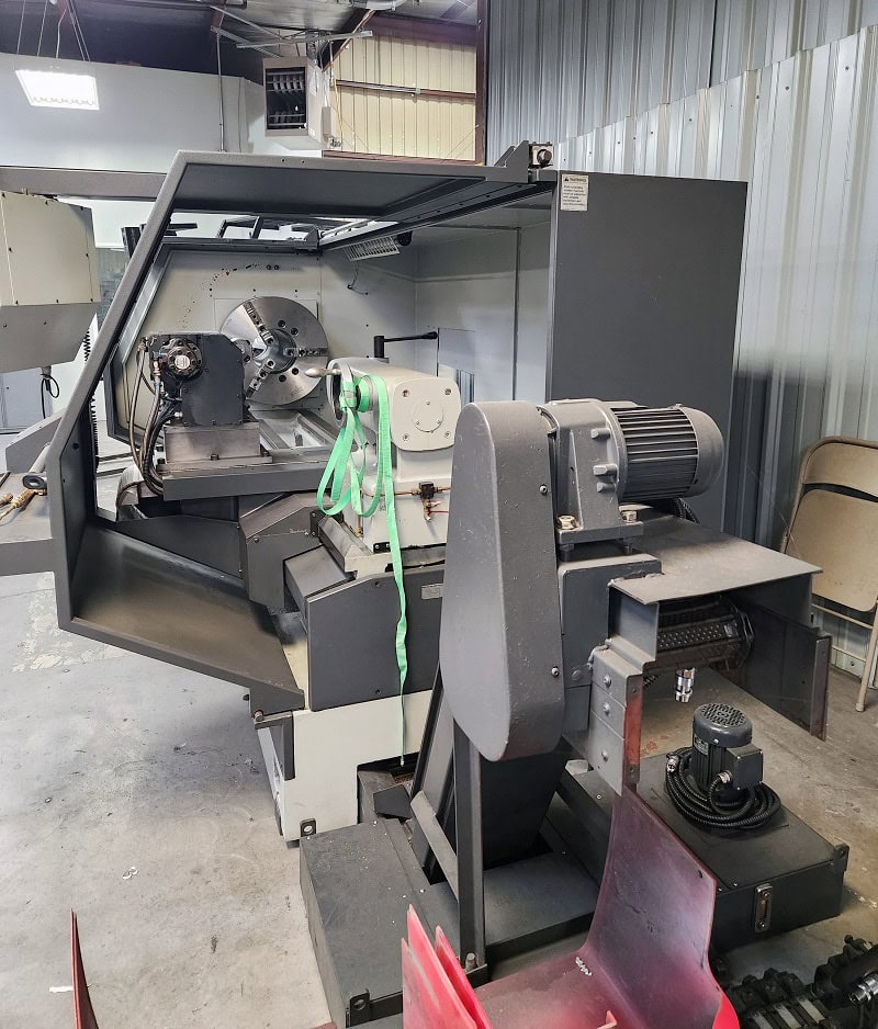 Ganesh GT-3080 BB CNC Lathe, 2015 - 10" Big Bore, Fanuc Oi-TD Control, Chip Conveyor, Programmable Tailstock - Image 6
