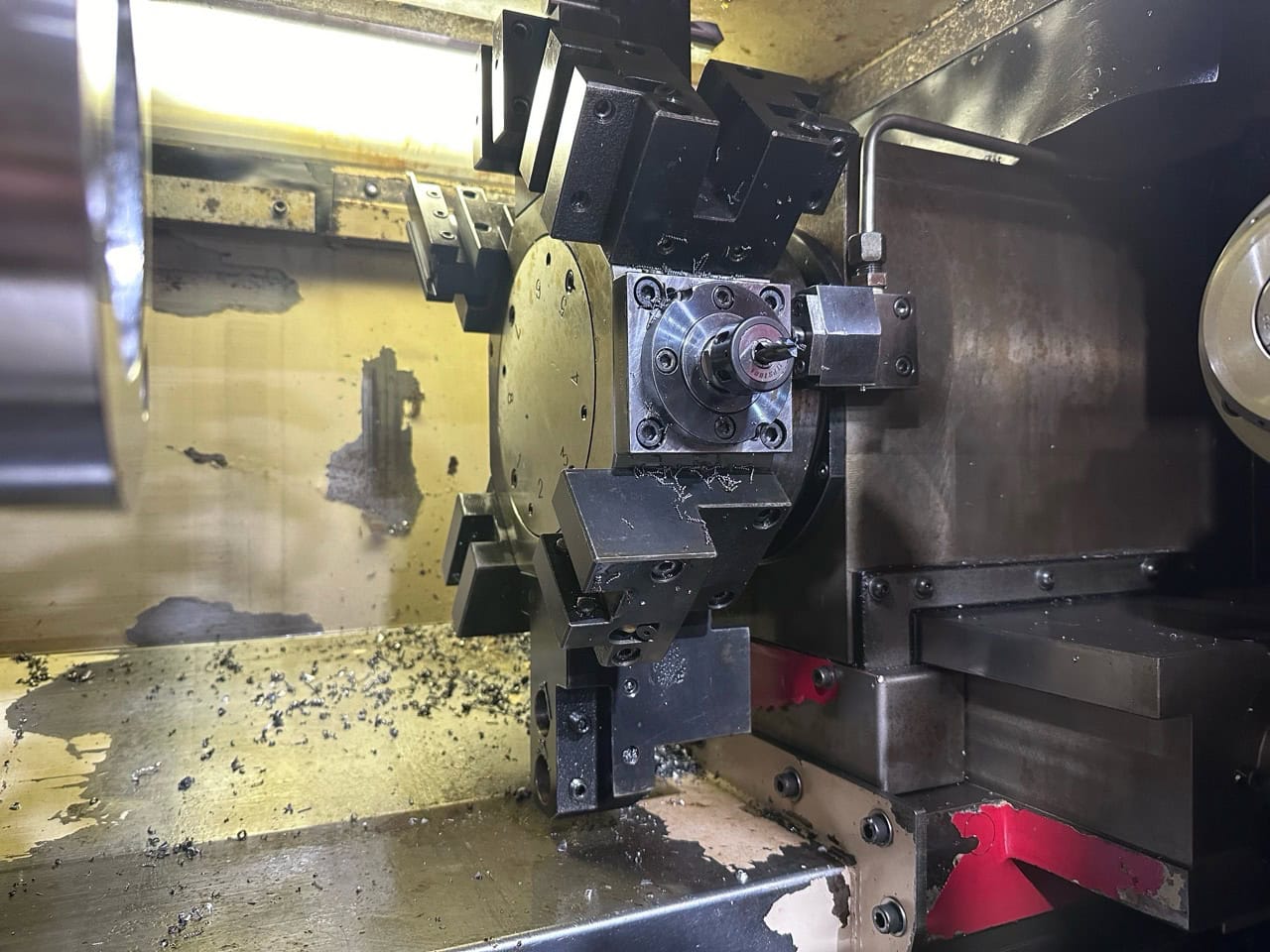 Miyano BND-34S CNC Lathe, 1993 - Twin Spindle, TSC, Parts Catcher, Live Tooling, Tooling - Image 17