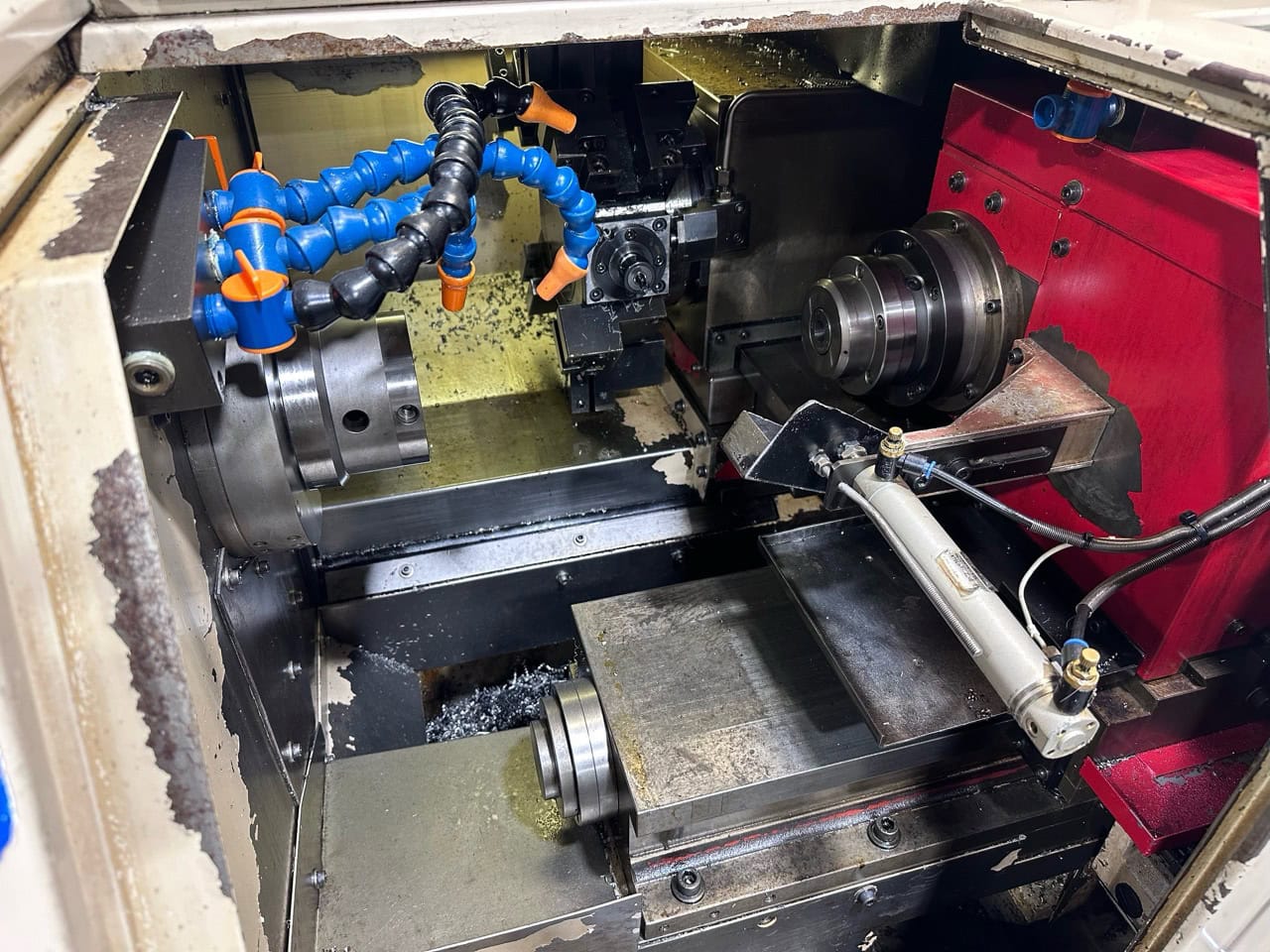 Miyano BND-34S CNC Lathe, 1993 - Twin Spindle, TSC, Parts Catcher, Live Tooling, Tooling - Image 18