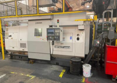 okuma impact lu35-m cnc lathe 2013 - 4-axis live tool