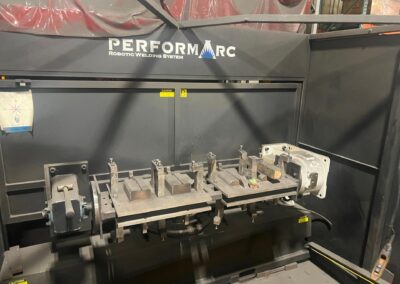 panasonic performarc pa1100 robotic weld cell - spanco freestanding workstation crane 2012