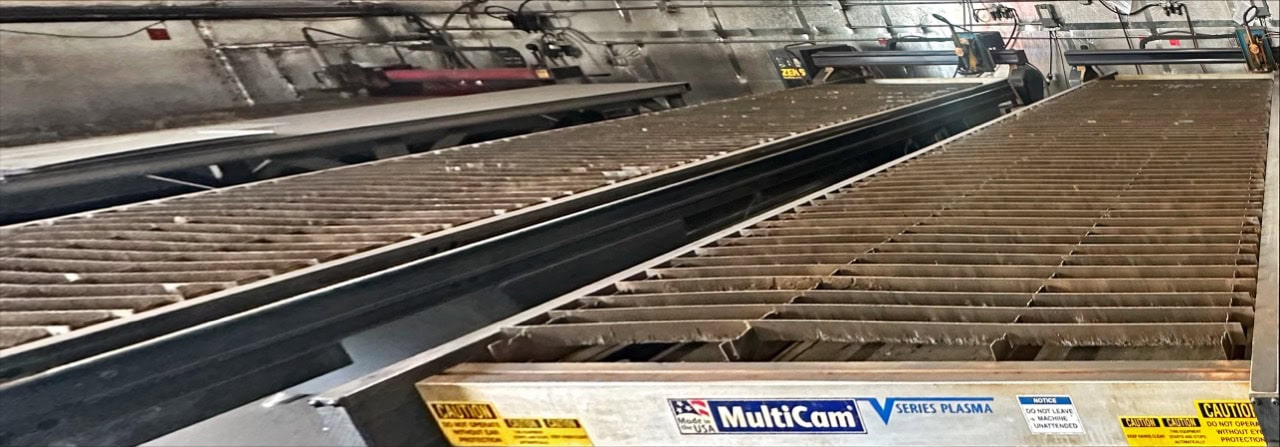 5' x 10' Multicam V-series CNC Plasma Table, 2016 - Hypertherm Max 65 - Image 4