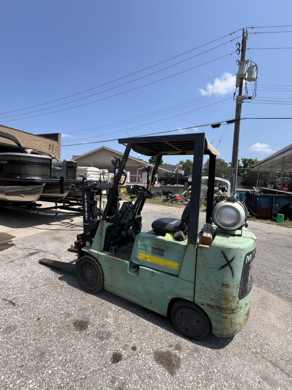 5,000 Lb Mitsubishi FGC25K Forklift - Image 2