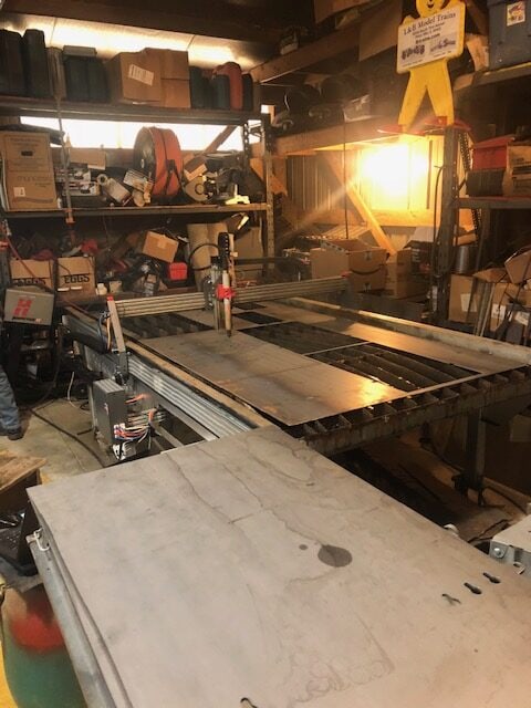 4'x8' Delusion Design Plasma Table, 2020 - Hypertherm 45