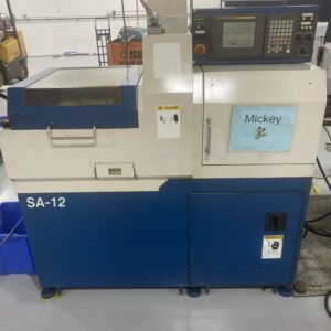 Nexturn SA-12 CNC Swiss Lathe, 2002 - BWG Bar Loader, Fanuc Control