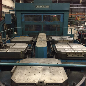 800MM Okuma MC-80H HMC - w/ Rigid Tapping Control, Dual Control Display, Pallet Changing Automation