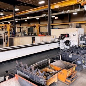 2,500 Watt Mazak Fabri Gear 300 Tube Laser, 2007- Recent Turbo Replacement