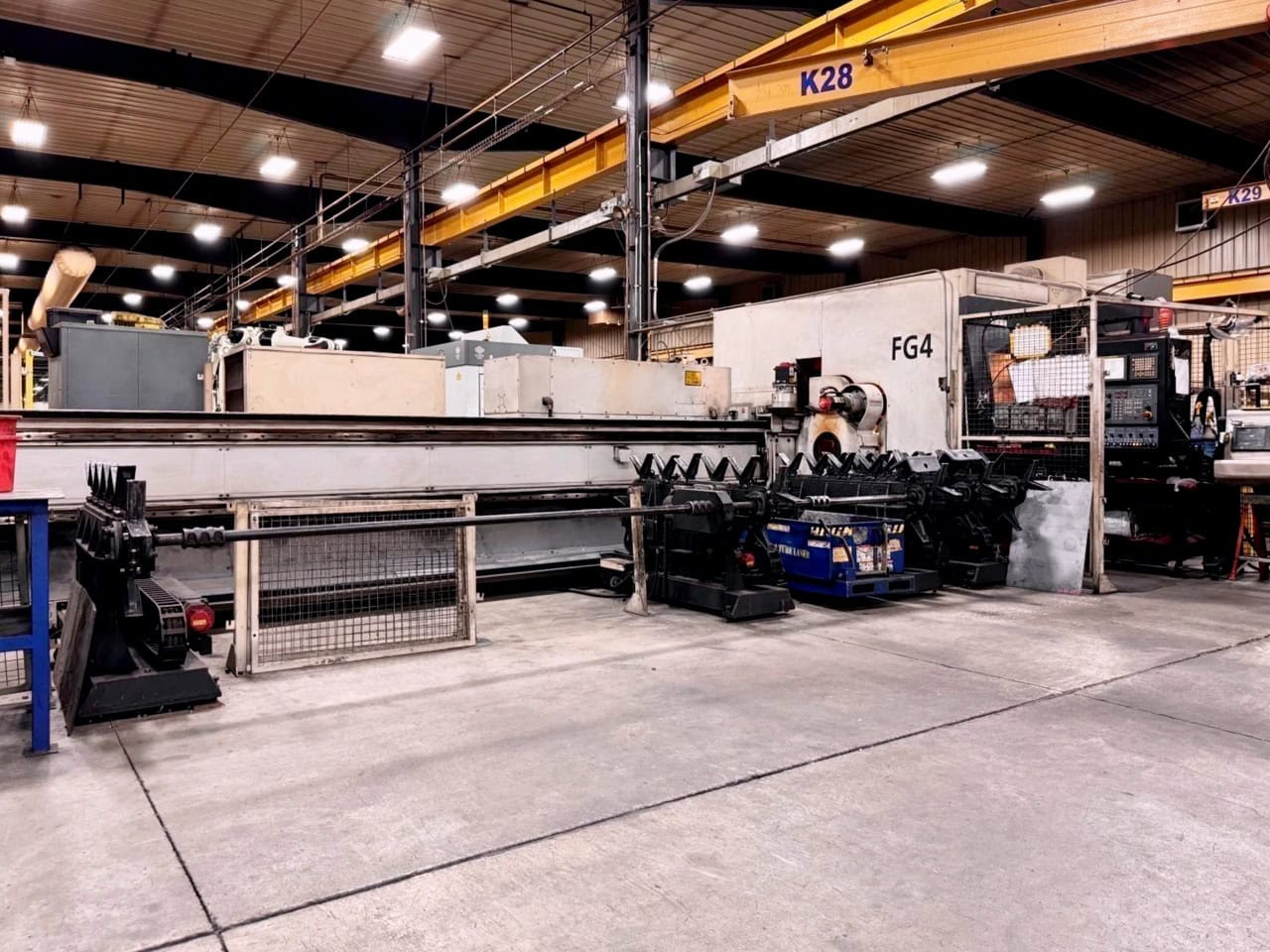 2,500 Watt Mazak Fabri Gear 150 Tube Laser, 2007 - Recently Replaced Resonator