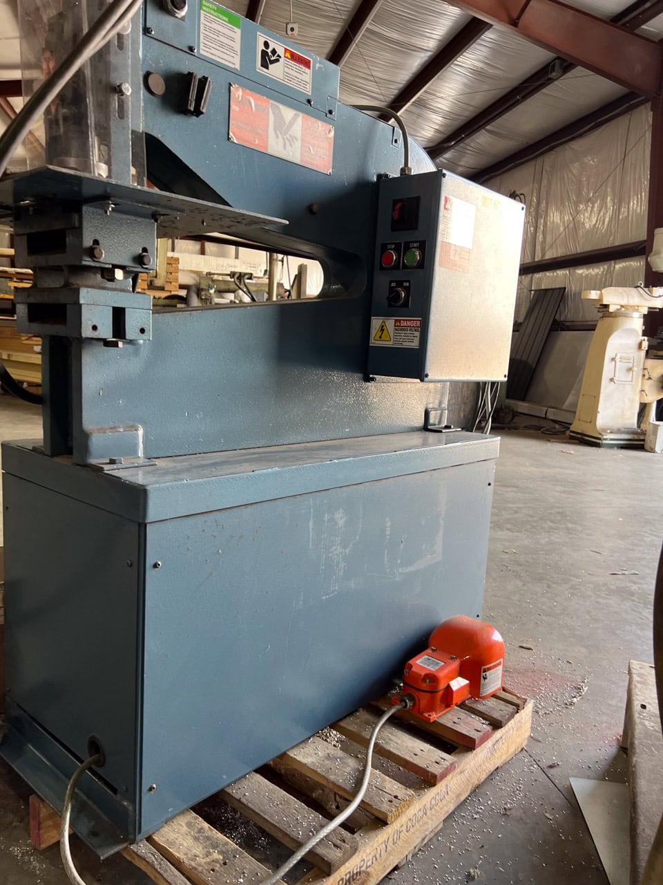 8 Ton Roper Whitney Model #134 Hydraulic Press, 2020 - Tooling Included