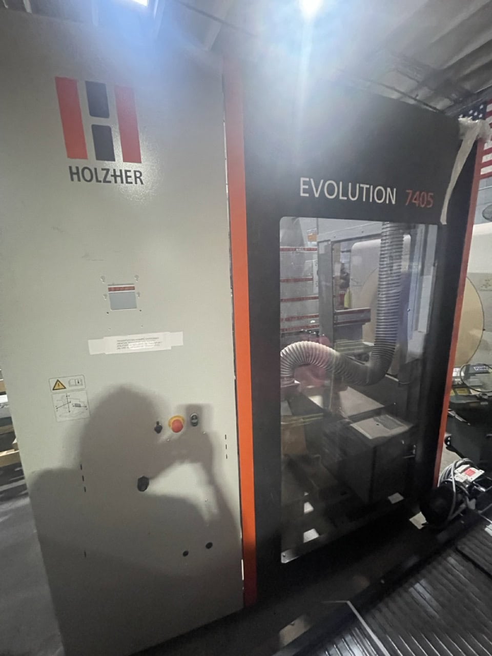 Holzher Evolution 7405 Vertical CNC Drilling and Machining Center, 2022