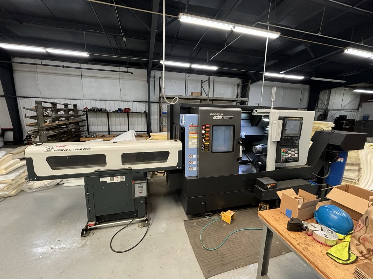 Doosan Lynx 2100 LSYA CNC Lathe, 2021 -LNS Barfeed, Y-axis, C-Axis Sub-Spindle