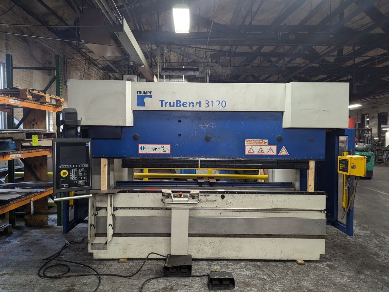 132 ton x 10' Trumpf Trubend 3120 Press Brake, 2008